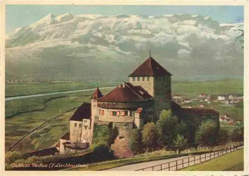 AK / Ansichtskarte  Liechtenstein_Fuerstentum Schloss Vaduz