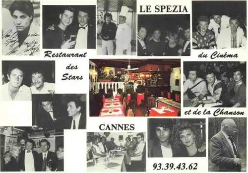 AK / Ansichtskarte  Cannes_06 Le Restaurant des Stars du cinema et de la Chanson Le Spezia Grill Restaurant