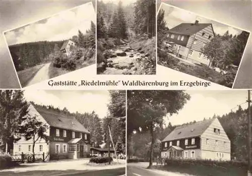 AK / Ansichtskarte 73969258 Waldbaerenburg Gaststaette Riedelmuehle Teilansichten