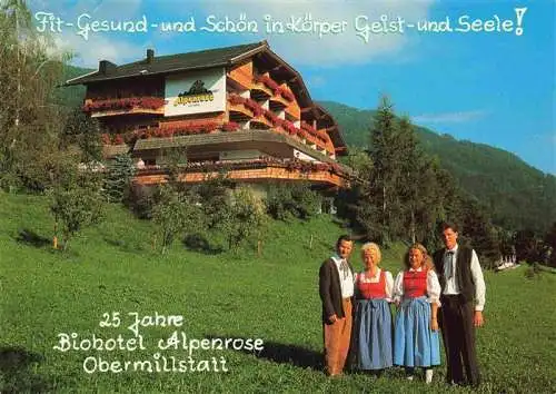 AK / Ansichtskarte  Obermillstatt_Kaernten_AT Biohotel Alpenrose