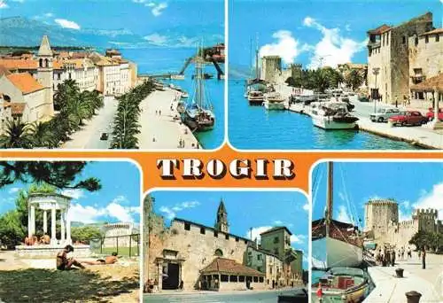 AK / Ansichtskarte 73969329 Trogir_Trau_Croatia Teilansichten Hafen
