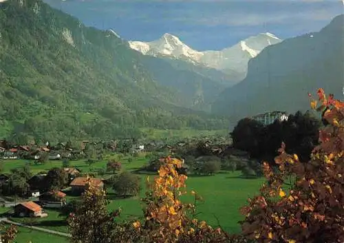 AK / Ansichtskarte  Wilderswil_Wilderswyl_BE Panorama Berner Oberland Blick auf Eiger Moench und Jungfrau Berner Alpen