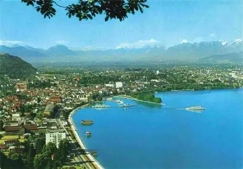 AK / Ansichtskarte  Bregenz_Vorarlberg_Bodensee Panorama Blick gegen das Rheintal und Schweizer Berge