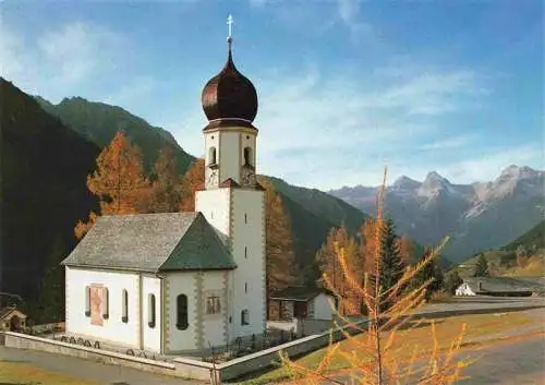 AK / Ansichtskarte 73969377 Bschlabs_Pfafflar_Tirol_AT Wallfahrtskirche Maria Schnee Alpen