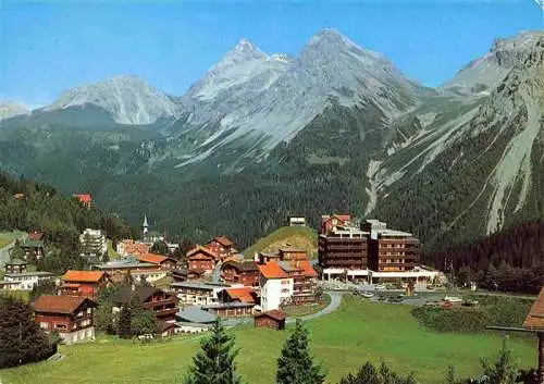 AK / Ansichtskarte  AROSA_GR Teilansichten mit Kulm Hotel Alpen