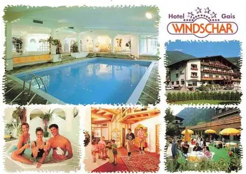 AK / Ansichtskarte 73969393 Gais_Bruneck_Pustertal_IT Hotel Windschar Hallenbad Wellness Garten