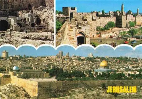 AK / Ansichtskarte 73969394 Jerusalem__Yerushalayim_Israel Teilansichten Panorama