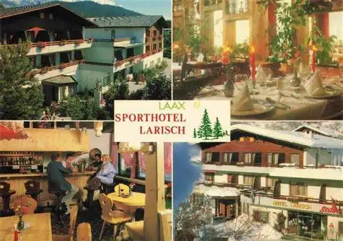 AK / Ansichtskarte  Laax_GR Sporthotel Larisch Restaurant Bar