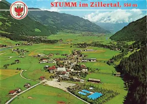 AK / Ansichtskarte  Stumm_Zillertal_AT Fliegeraufnahme