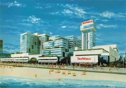AK / Ansichtskarte  Atlantic_City_New_Jersey_USA Trop World Casino and Entertainement Resort Beach