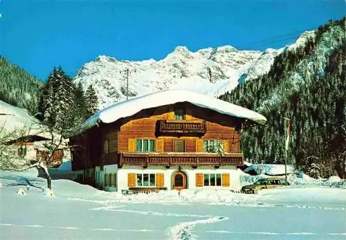 AK / Ansichtskarte 73969414 Hochfilzen Gasthof Wiesental Winterlandschaft Alpen