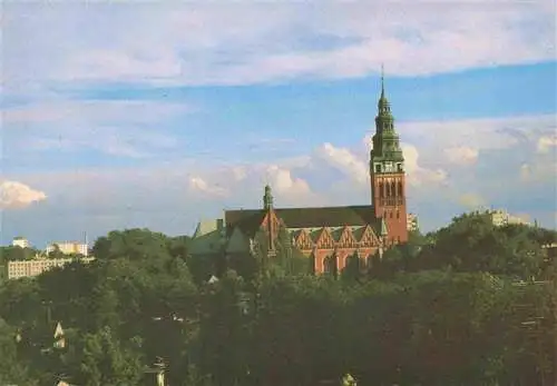 AK / Ansichtskarte 73969430 Gliwice_Gleiwitz_PL Ansicht mit Kirche