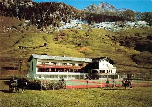 AK / Ansichtskarte  Bad_Vals_GR Sporthotel Rovanada Tennisanlage