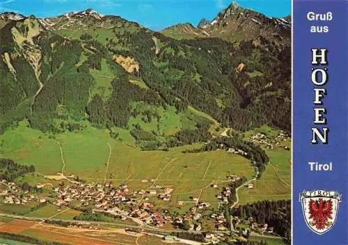 AK / Ansichtskarte 73969466 Hoefen_Tirol_AT Panorama Hoefener Joechl Hahnenkamm und Schneid Alpen