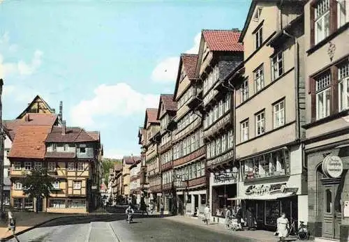 AK / Ansichtskarte  Hann._Muenden Lange Strasse Fachwerkhaeuser Altstadt