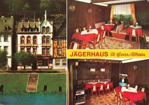 AK / Ansichtskarte 73969490 St_Goar_Rhein Hotel Jaegerhaus Restaurant