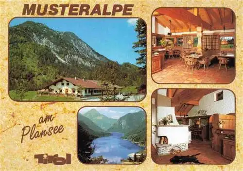 AK / Ansichtskarte  Reutte_Tirol_AT Gaststaette Musteralpe am Plansee