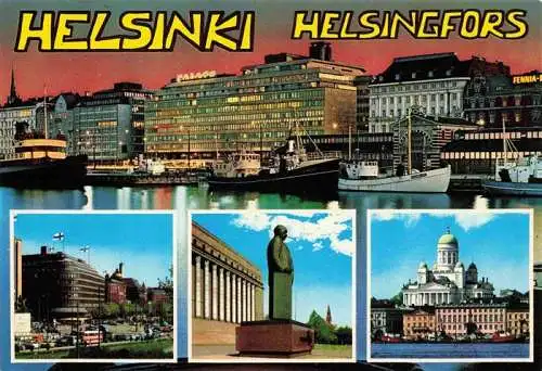 AK / Ansichtskarte 73969500 Helsinki_Suomi Sehenswuerdigkeiten Teilansichten
