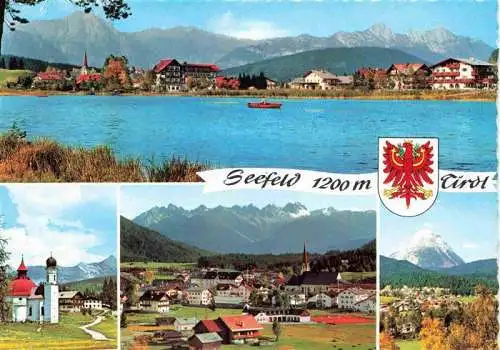 AK / Ansichtskarte 73969522 Seefeld_Tirol Panorama Kirche Teilansichten