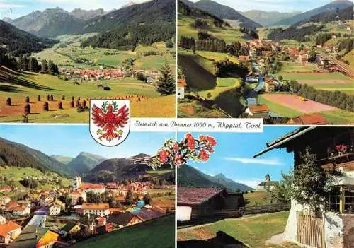 AK / Ansichtskarte 73969524 Steinach_Brenner_Tirol_AT mit Gschnitztal Nordkette und Patscherkofel Panorama Motiv aus Mauern gegen die Serles