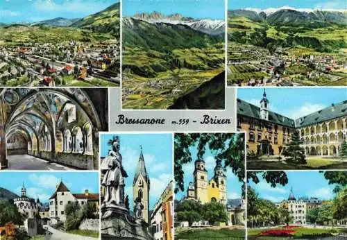 AK / Ansichtskarte 73969534 Bressanone_Brixen_Suedtirol_IT Fliegeraufnahmen Kirchen Inners Schloss