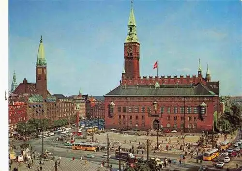 AK / Ansichtskarte 73969540 COPENHAGEN_Kobenhavn_Kjoebenhavn_Kopenhagen_DK The Town Hall Square