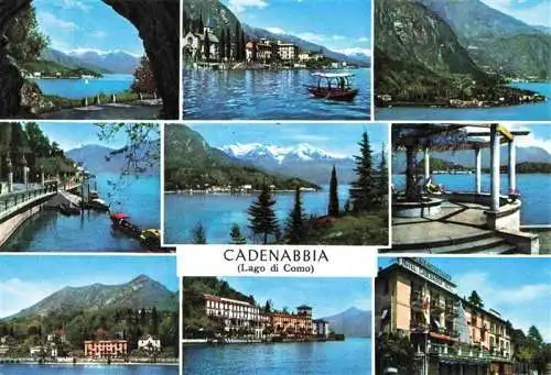 AK / Ansichtskarte 73969548 Cadenabbia_Griante_Lago_di_Como_Lombardia_IT Seepartien Teilansichten Panorama 