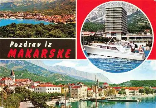 AK / Ansichtskarte 73969550 Makarske_Makarska_Croatia Panorama Hotel Ortsansicht
