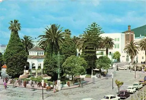 AK / Ansichtskarte 73969551 Tetuan_Tetouan_Maroc Plaza Hassan II