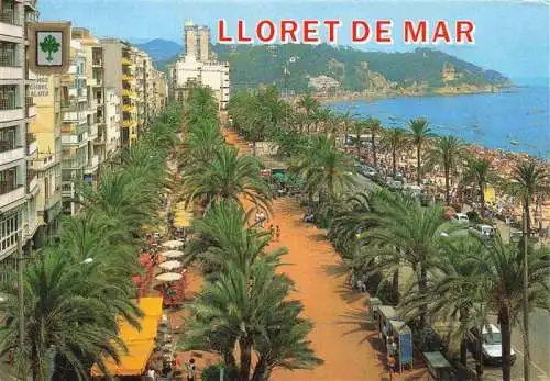 AK / Ansichtskarte 73969555 Lloret_de_Mar Promenade Strand