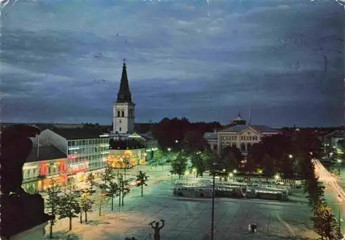 AK / Ansichtskarte 73969558 Karlstad__Sweden Stora torget och Domkyrkan