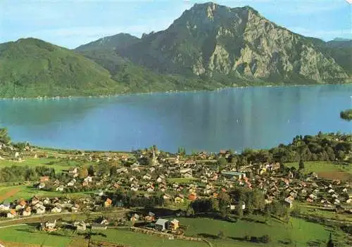 AK / Ansichtskarte  Altmuenster_Traunsee_AT mit Traunstein und Gruenberg