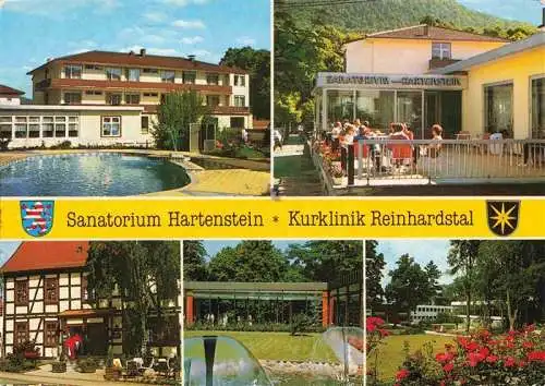 AK / Ansichtskarte 73969600 BAD_WILDUNGEN Sanatorium Hartenstein Kurklinik Reinhardstal Park Konzerthalle