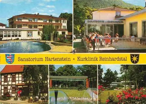 AK / Ansichtskarte  BAD_WILDUNGEN Sanatorium Hartenstein Kurklinik Reinhardstal Park Konzerthalle