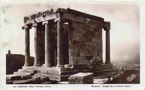 AK / Ansichtskarte 73969625 Athenes_Athen_Greece Temple de la Victoire Aptère