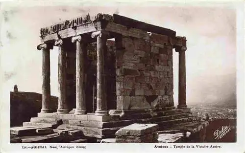 AK / Ansichtskarte  Athenes_Athen_Greece Temple de la Victoire Aptère