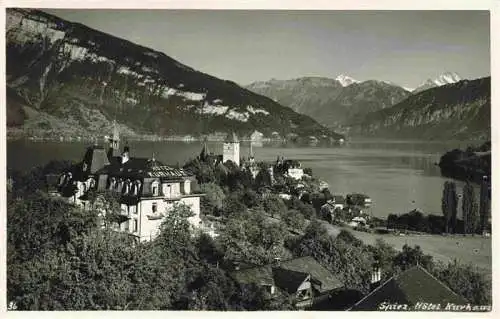 AK / Ansichtskarte  SPIEZ_Thunersee_BE Hôtel Kurhaus Thunersee Alpen