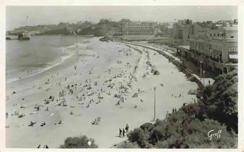 AK / Ansichtskarte  BIARRITZ_64_Pyrenees_Atlantiques La plage