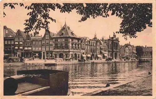 AK / Ansichtskarte  HAARLEM_NL Spaarne met Oude Waag en Teijler's Museum