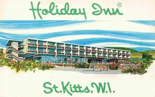 AK / Ansichtskarte  St_Kitts_and_Nevis_West_Indies Liamuiga Holiday Inn Illustation