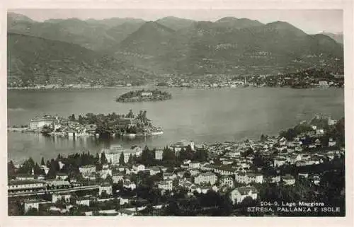 AK / Ansichtskarte  Stresa_Borromeo_Lago_Maggiore_IT Panorama Pallanza e Isole