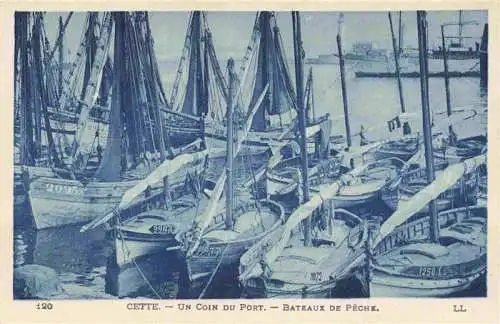 AK / Ansichtskarte  Cette_Sete_34_Herault Un coin du port Bateaux de pêche