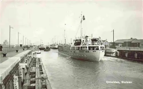 AK / Ansichtskarte  Ijmuiden_Ymuiden_NL Sluizen Schleuse Faehre