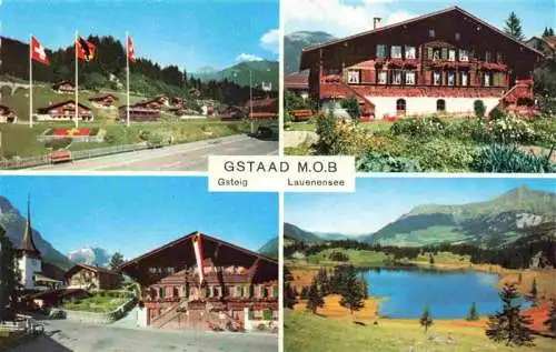 AK / Ansichtskarte  Gstaad_Saanen_BE Teilansichten Gsteig Lauenensee Berner Alpen