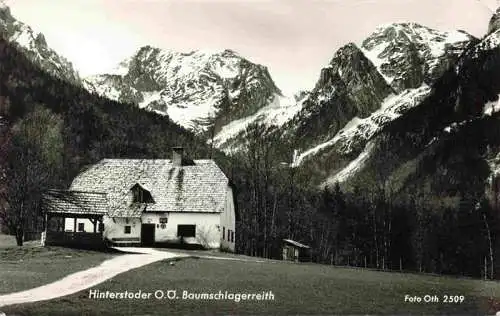AK / Ansichtskarte 73969724 Hinterstoder_Oberoesterreich_AT Baumschlagerreith Jausenstation Alpen