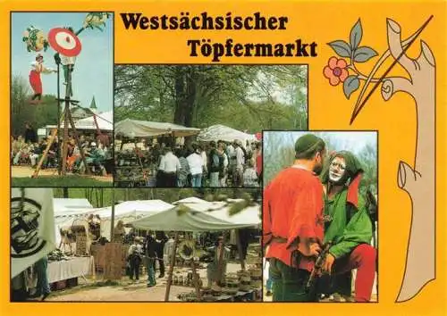 AK / Ansichtskarte  Crimmitschau_Sachsen Westsaechsicher Toepfermarkt