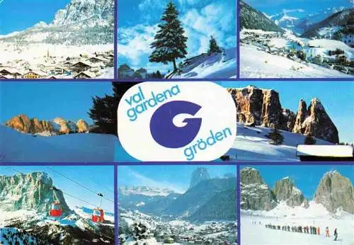 AK / Ansichtskarte  Groeden__St_Ulrich-Groeden_Suedtirol_IT Panorama Wintersportplatz Skigebiet Groednertal Dolomiten