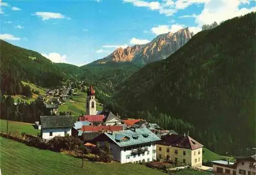 AK / Ansichtskarte 73969795 Welschnofen_Suedtirol_IT Ortsansicht mit Kirche Blick gegen Latemar Dolomiten