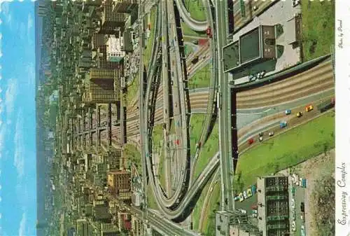 AK / Ansichtskarte  CHICAGO__Illinois_USA Eisenhower Expressway aerial view