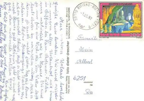 AK / Ansichtskarte  Riffian_Meran_IT Teilansichten Kirche Altar Landschaftspanorama Alpen
